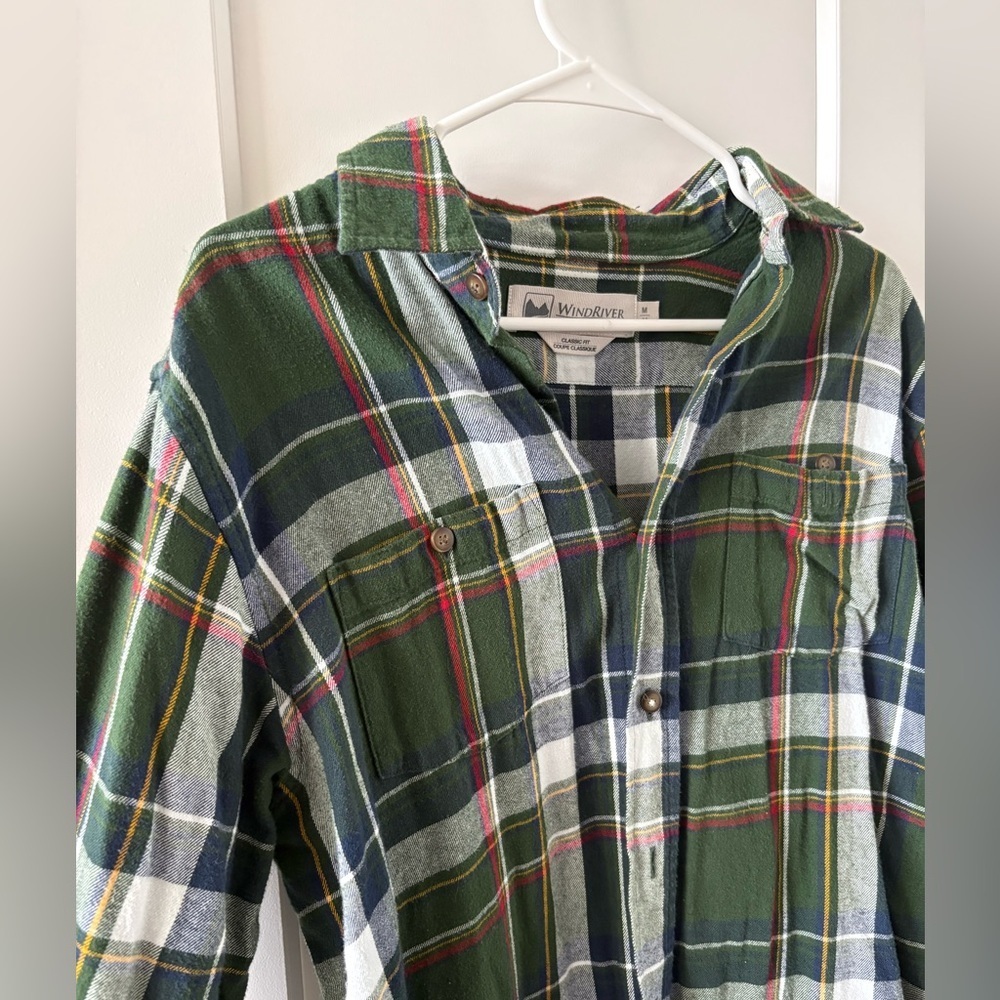 Men’s WindRiver Classic Fit Flannel Shirt - Picture 2 of 4
